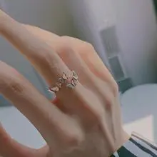 S925 Sterling Silver & Rose Gold Open Engraving Rings — feature 13
