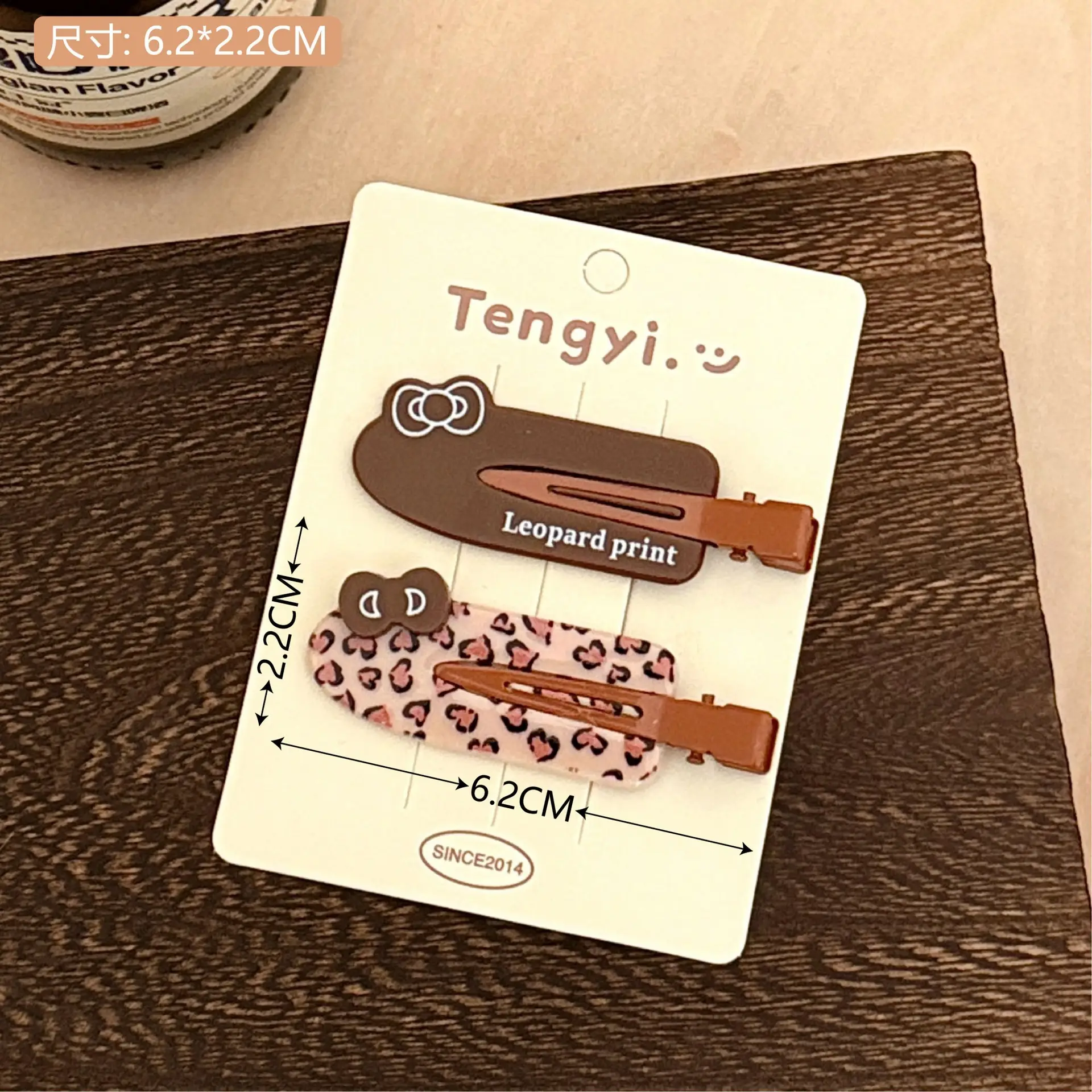 Cute Bear Acrylic Hairpin for Girls Heart Design - Image 36