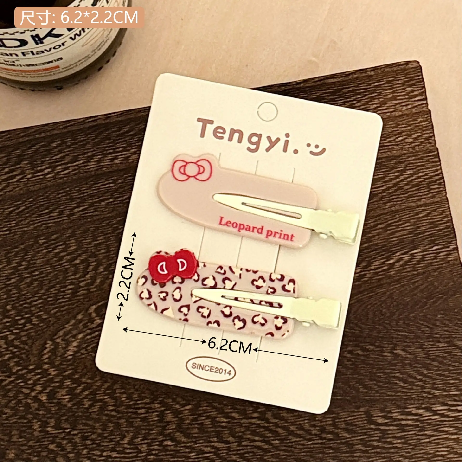 Cute Bear Acrylic Hairpin for Girls Heart Design - Image 37