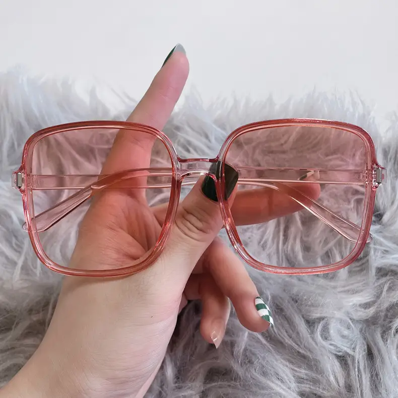 2023 New Korean Style Square Sunglasses for Women Men - Image 8