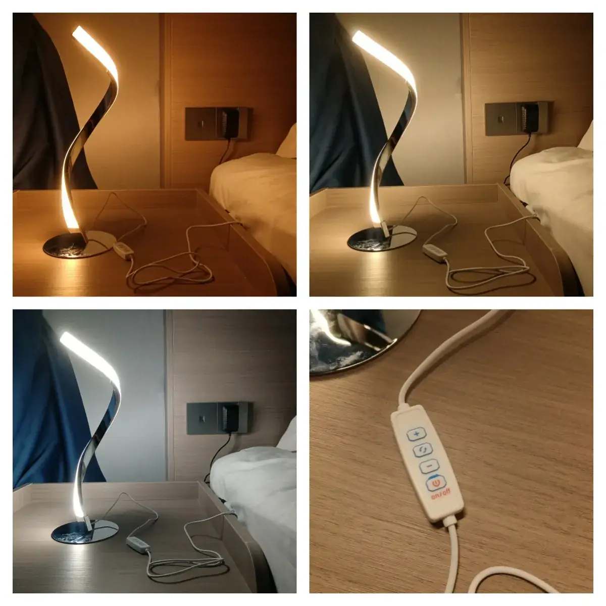 Spiral Night Light Lamp for Bedroom & Reading - Image 5