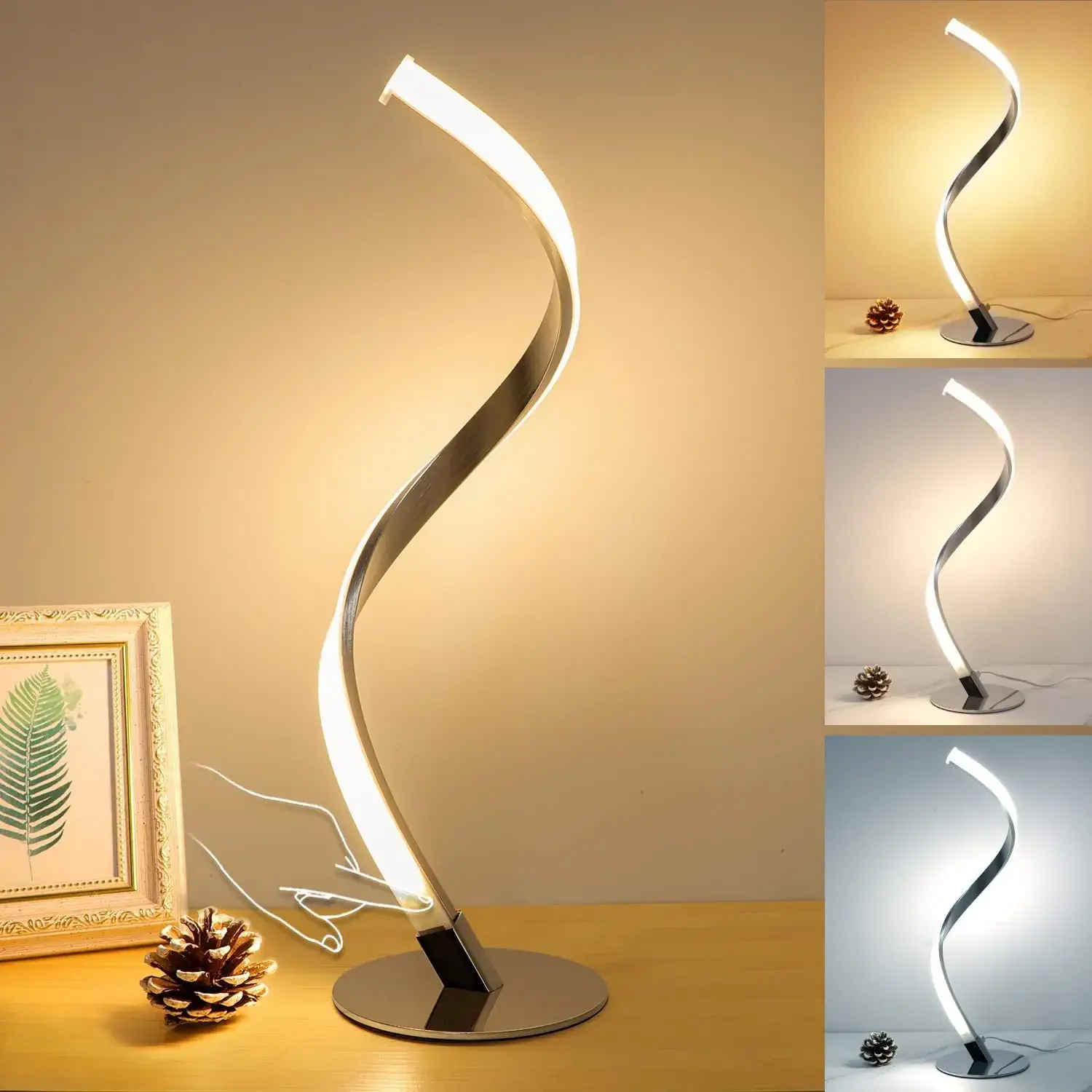 Spiral Night Light Lamp for Bedroom & Reading - Image 6