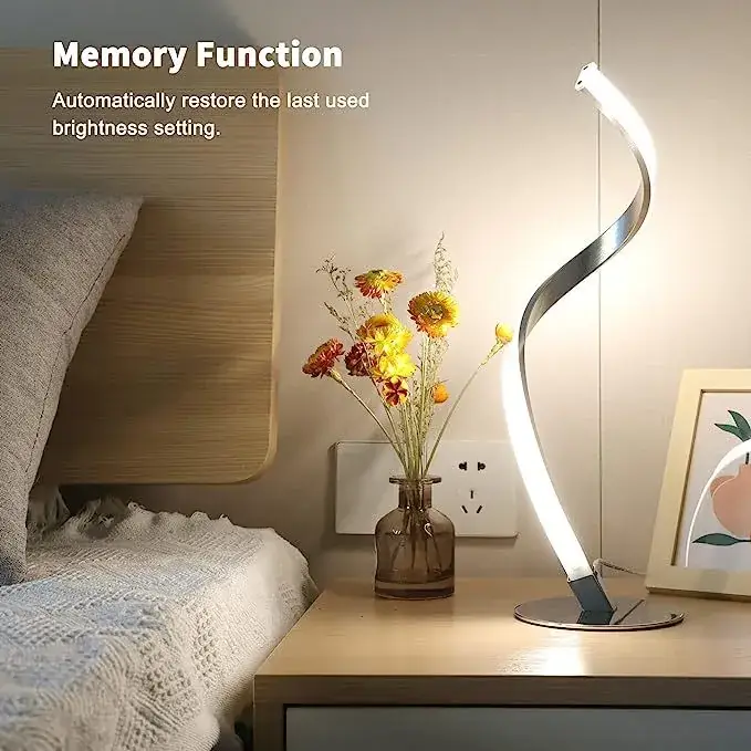 Spiral Night Light Lamp for Bedroom & Reading - Image 7