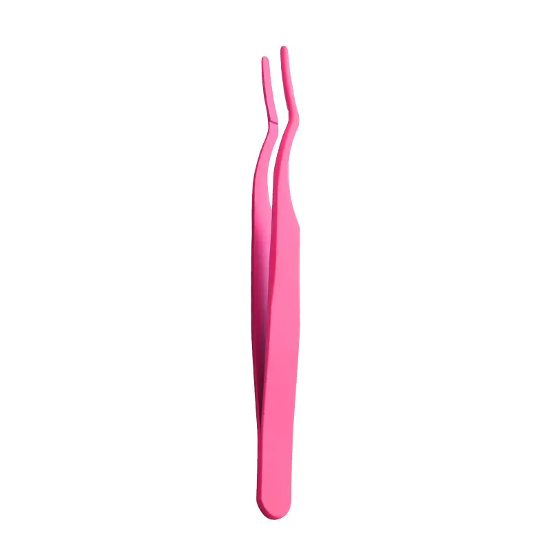 Stainless Steel Eyelash Curler with Holographic Finish - Image 4