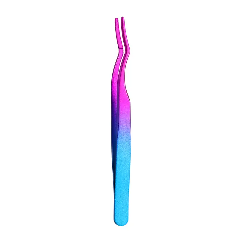 Stainless Steel Eyelash Curler with Holographic Finish - Image 7