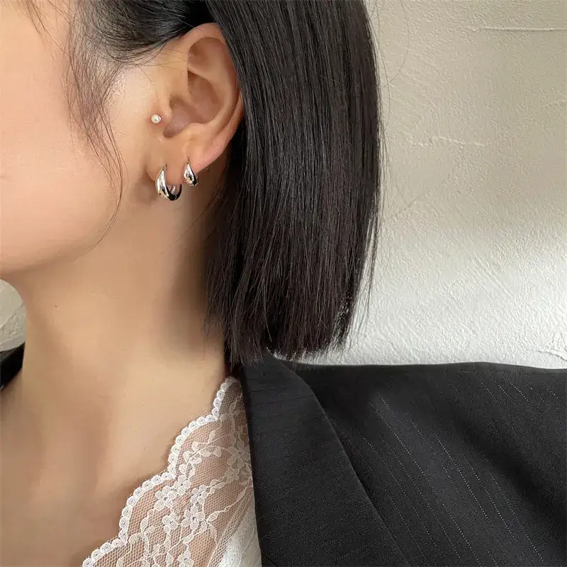 Gold Plated Needle Earrings for Women 13mm - Image 12