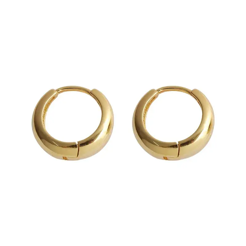 Gold Plated Needle Earrings for Women 13mm - Image 15