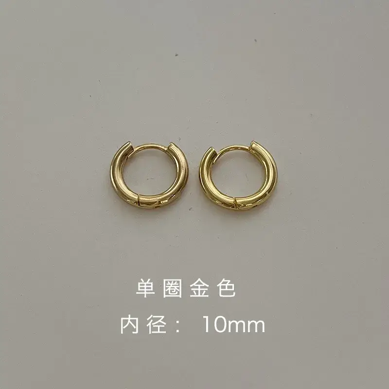Gold Plated Needle Earrings for Women 13mm - Image 5