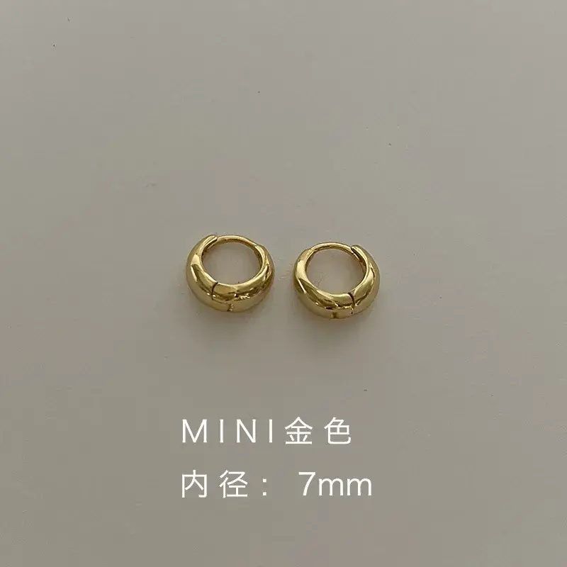 Gold Plated Needle Earrings for Women 13mm - Image 9
