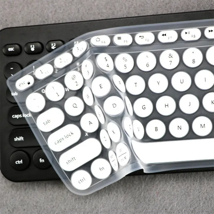 Wireless Bluetooth Keyboard with Colorful Silicone Cover - Image 10