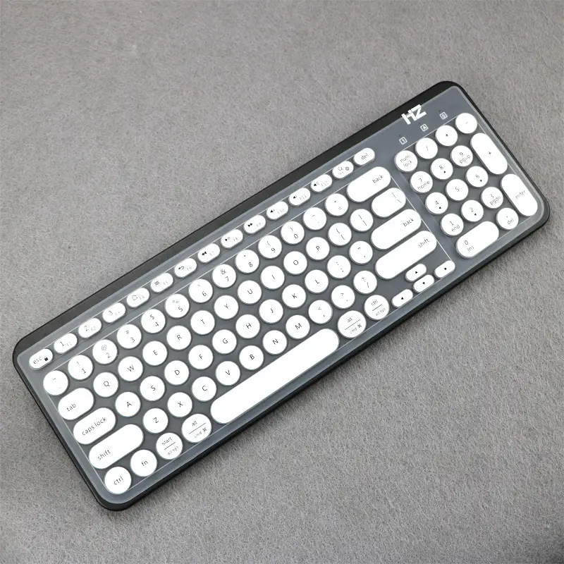 Wireless Bluetooth Keyboard with Colorful Silicone Cover - Image 3