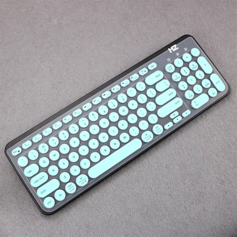 Wireless Bluetooth Keyboard with Colorful Silicone Cover - Image 4