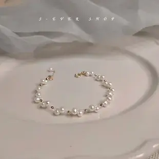 Small Gold Pearl Bracelet for Women's Elegant Jewelry — feature 38