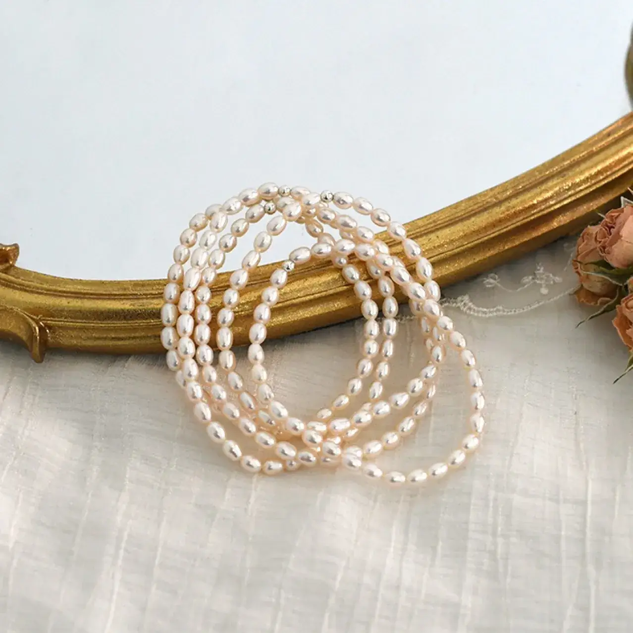 Small Gold Pearl Bracelet for Women's Elegant Jewelry — feature 59