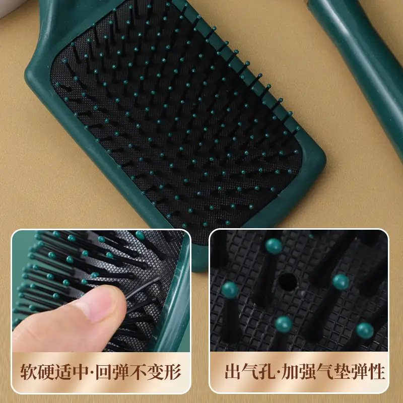 Dark Green Negative Ion Curling Hair Brush - Image 10
