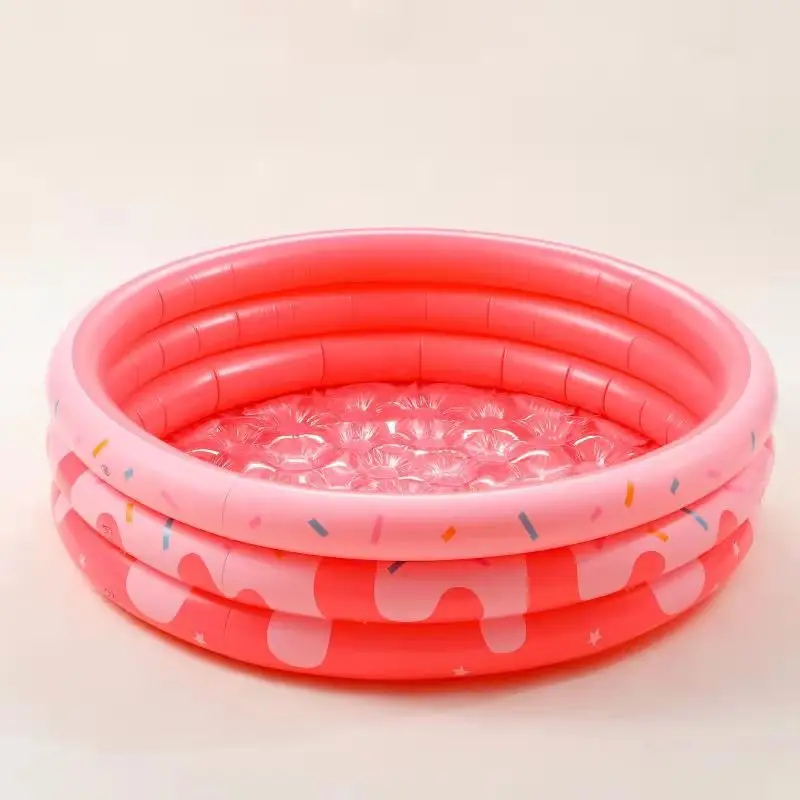 New Round Donut Inflatable Pool Children's Play Pool Household Infant Thickened Swimming Pool Ocean Ball Pool — feature 10