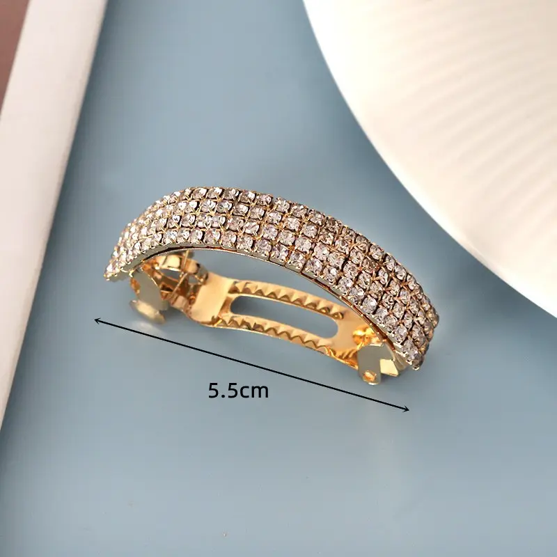 Korean Style Rhinestone Horsetail Hair Clip for Women - Image 2