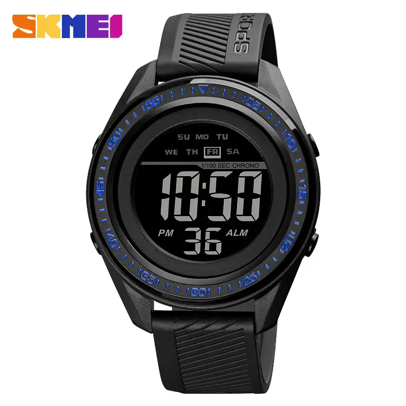 SKMEI Digital Watch Black LED Display 10:50 PM - Image 6