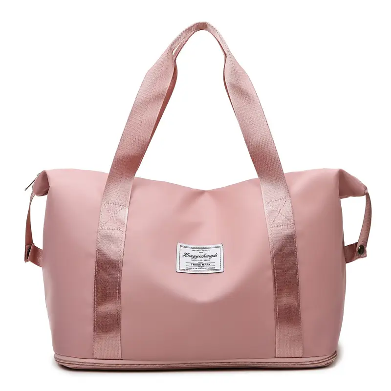 Black Large Capacity Travel Bag for Women - Image 6