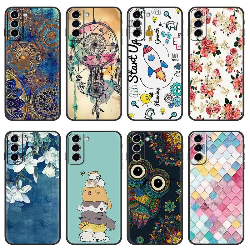 Samsung S21 Phone Case Anti-drop Anti-Tide Texture Personality