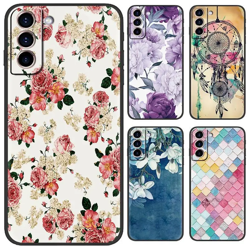 Samsung S21 Phone Case Anti-drop Anti-Tide Texture Personality