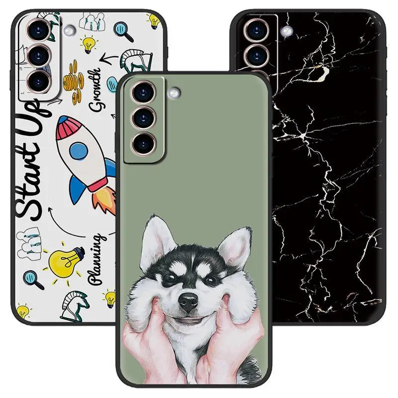 Samsung S21 Phone Case Anti-drop Anti-Tide Texture Personality