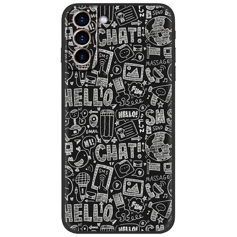 Samsung S21 Phone Case Anti-drop Anti-Tide Texture Personality