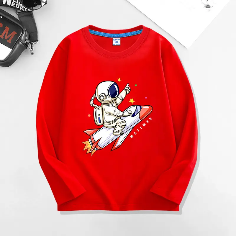 Red Graphic Sweatshirt for Boys Medium to XL - Image 6
