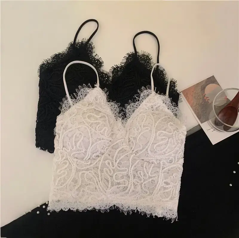 Black Lace Camisole Women's Inner Wear Summer - Image 5