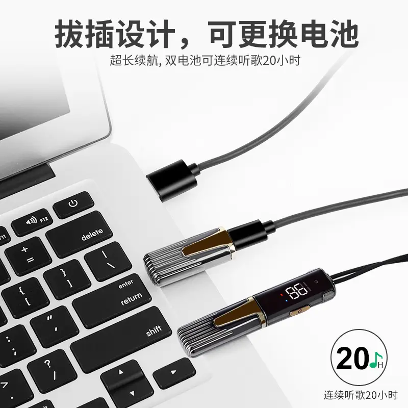 Wireless Bluetooth Headset with AI Voice Control & Magnetic Design - Image 3