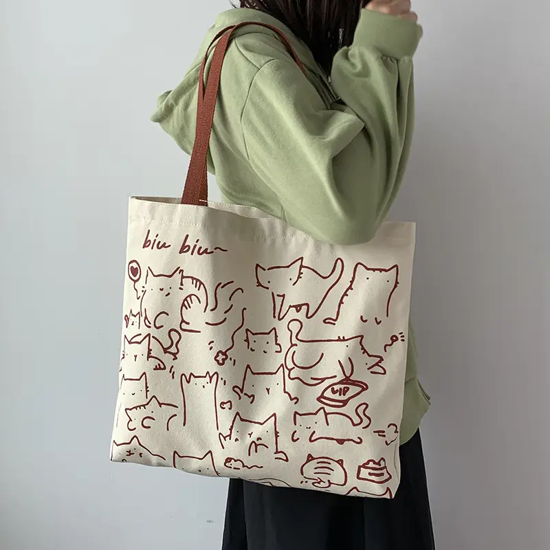 Angel Base Canvas Shoulder Bag for Women - Image 13
