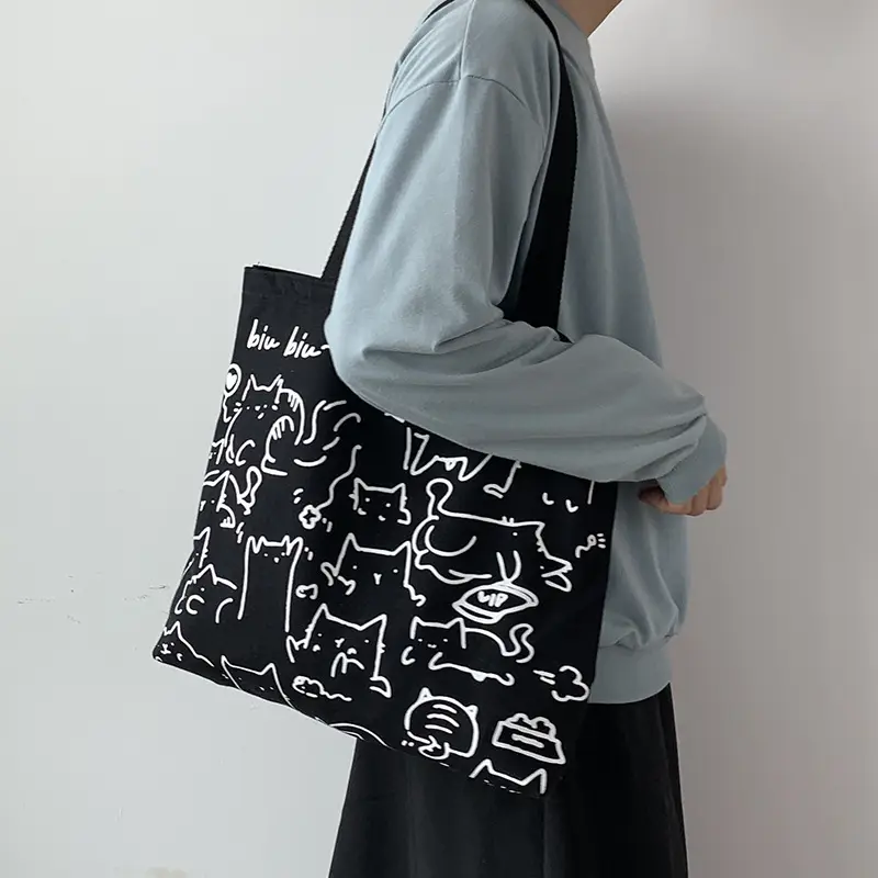 Angel Base Canvas Shoulder Bag for Women - Image 14