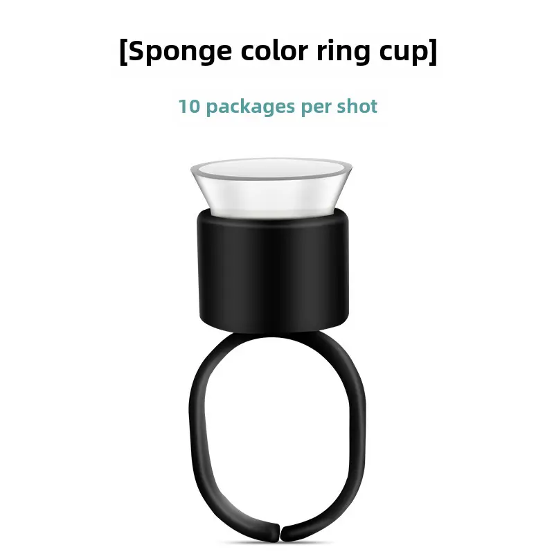 100pcs Semi-Permanent Tattoo Ring Cup Large