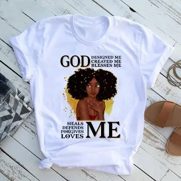 Women T-Shirt African Print Feminist Design - Image 23