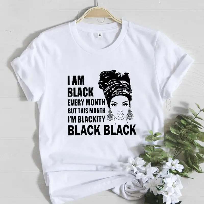 Women T-Shirt African Print Feminist Design - Image 5