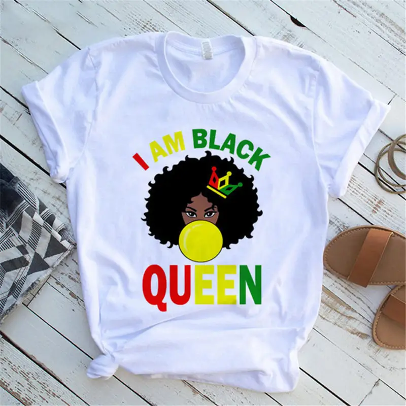 Women T-Shirt African Print Feminist Design - Image 6