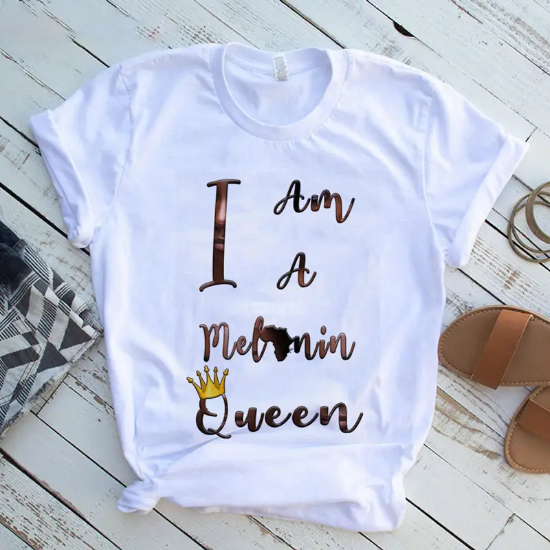 Women T-Shirt African Print Feminist Design - Image 9