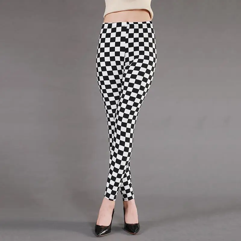 Women's Printed Leggings Large Elastic Waist - Image 8