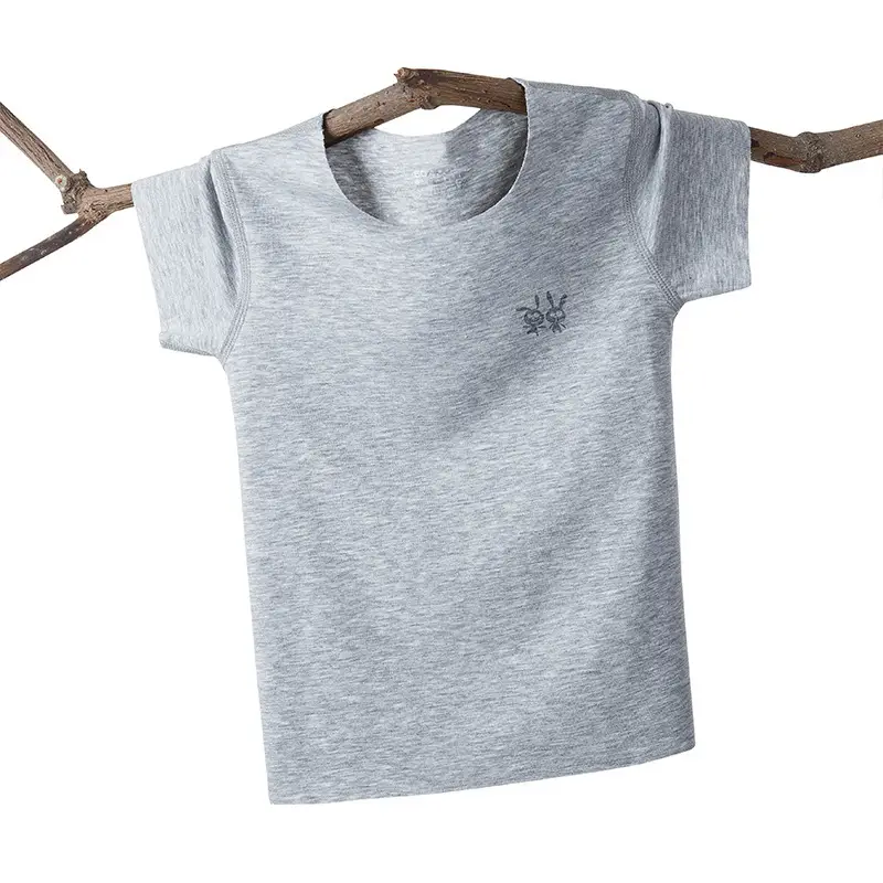 D de-seamless short sleeve) gray