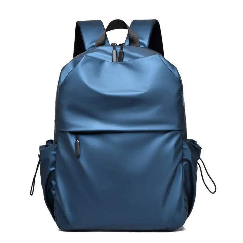 Men's Blue Nylon Business Backpack Large Capacity - Image 8
