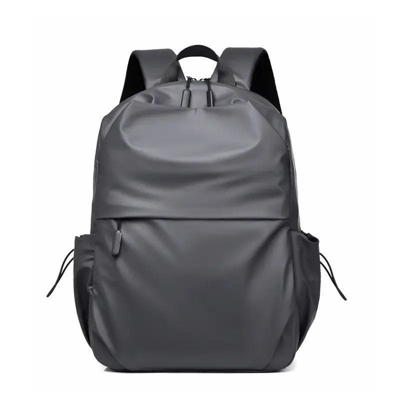 Men's Blue Nylon Business Backpack Large Capacity - Image 3