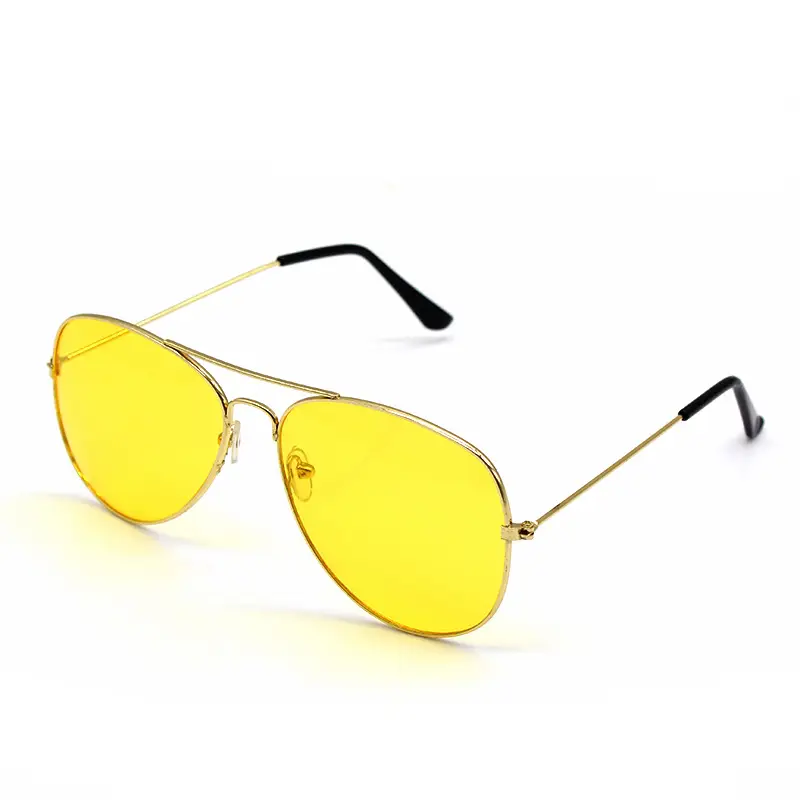 Gold Frame Night Vision Yellow