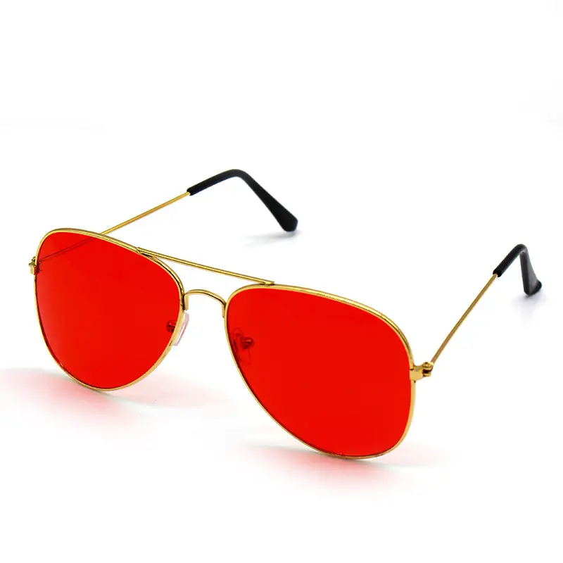 Men's Blue Mirror Metal Sunglasses Pilot Toad - Image 26