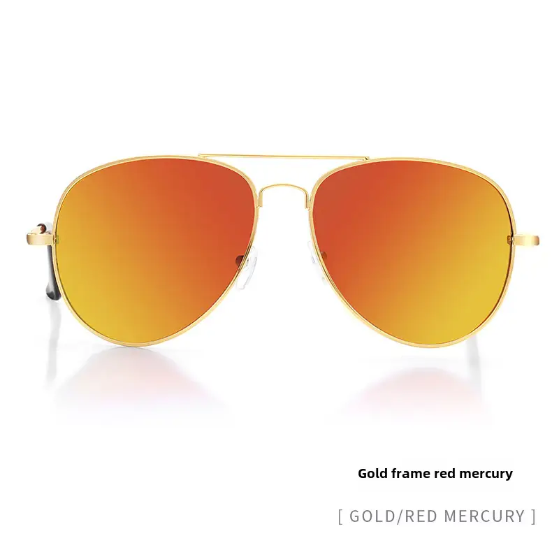 Men's Blue Mirror Metal Sunglasses Pilot Toad - Image 37