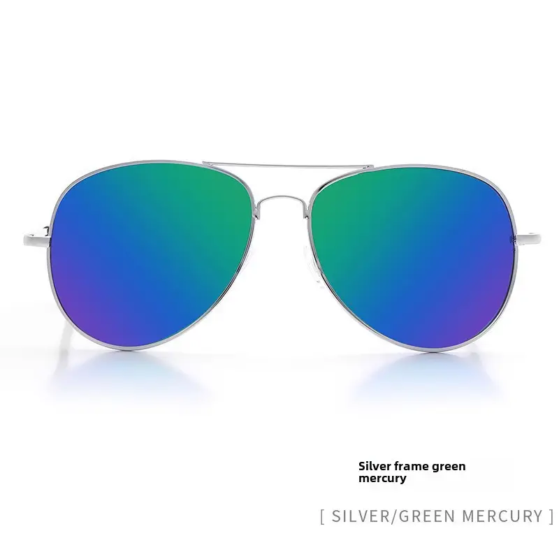 Men's Blue Mirror Metal Sunglasses Pilot Toad - Image 42
