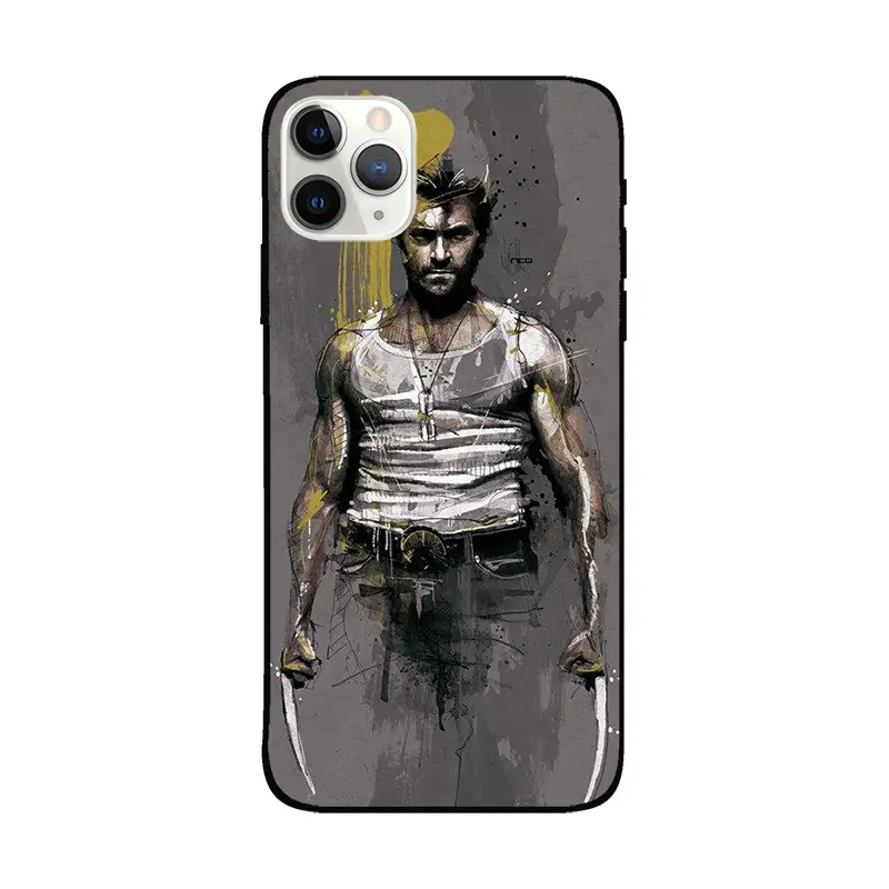 Marvel Hulk Phone Case Black Anti-Fingerprint 14 Promax