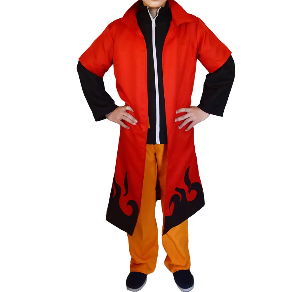 Ninja Cloak Orange Naruto Costume Harajuku Style - Image 2
