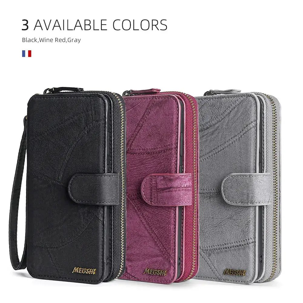 Apple 16 Pro Max Wallet Phone Case Flip Cover Anti-Fingerprint Leather - Image 6