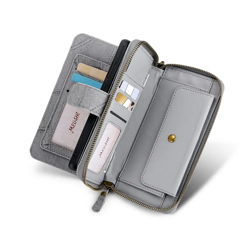 Apple 16 Pro Max Wallet Phone Case Flip Cover Anti-Fingerprint Leather - Image 7