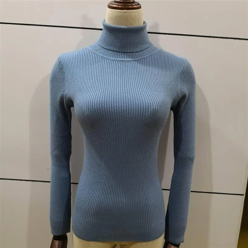 Women K-Style White Knit Pullover Sweater — feature 23